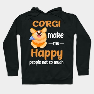 Corgi Make Me Happy (222) Hoodie